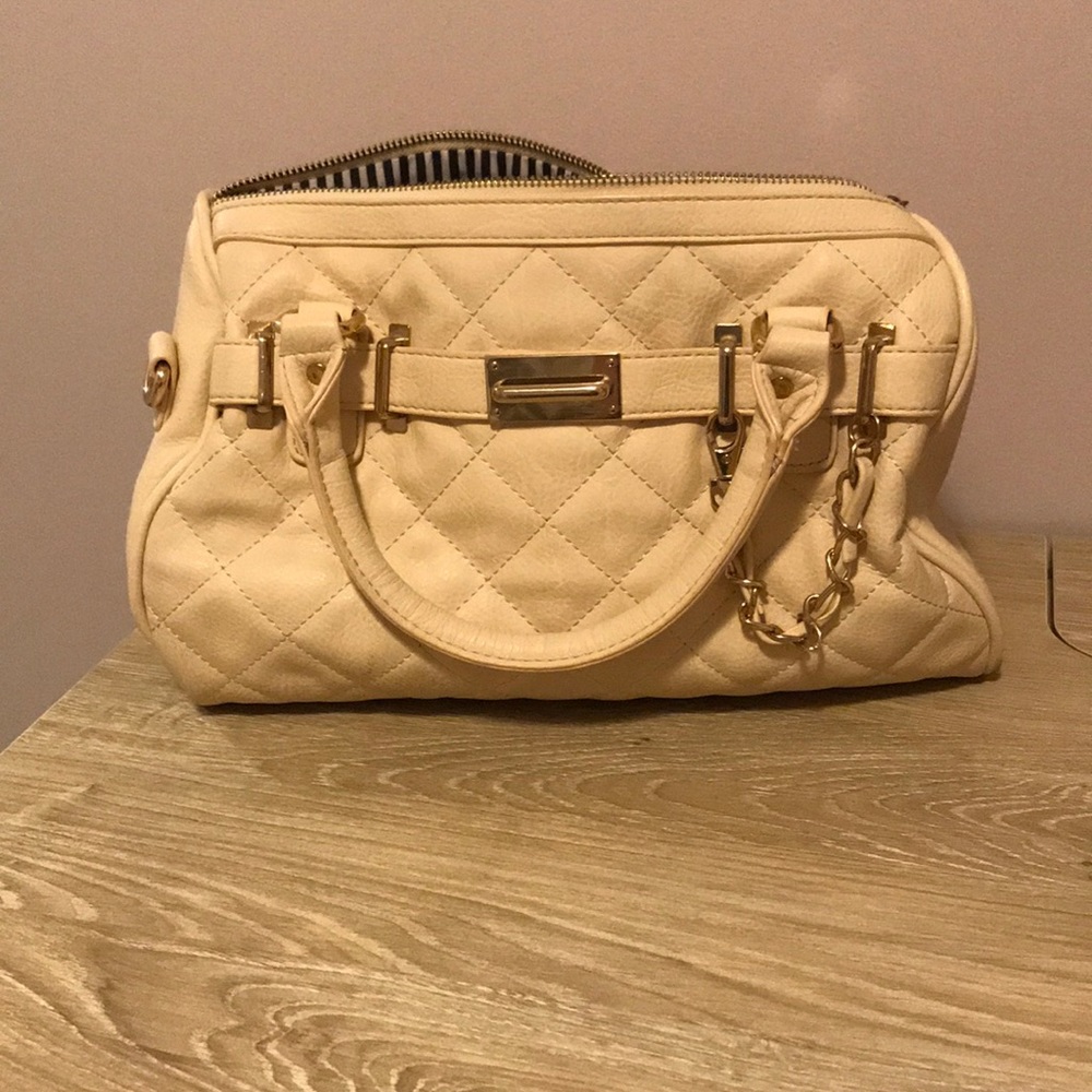 Beige Satchel